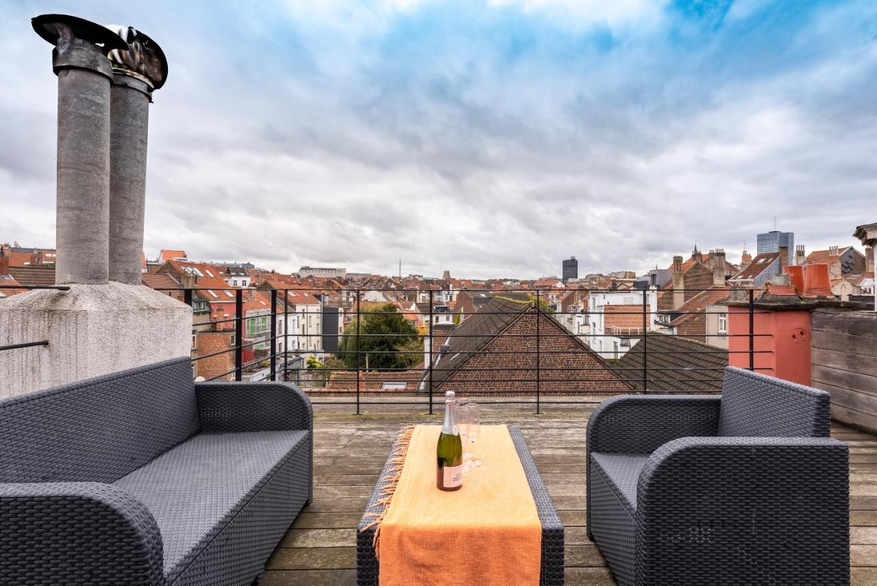 Appartamento Flagey Penthouse Duplex Bruxelles Esterno foto